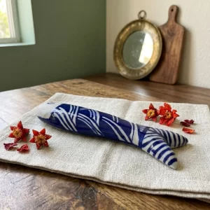 Buy a handmade blue pottery decorative fish – Pack of 5