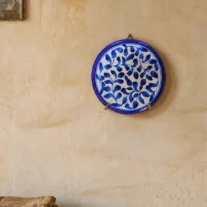 Buy a best blue pottery handmade plates